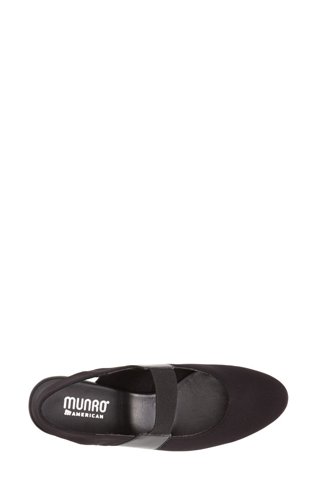 'Ella' Slingback Pump, Alternate, color, BLACK