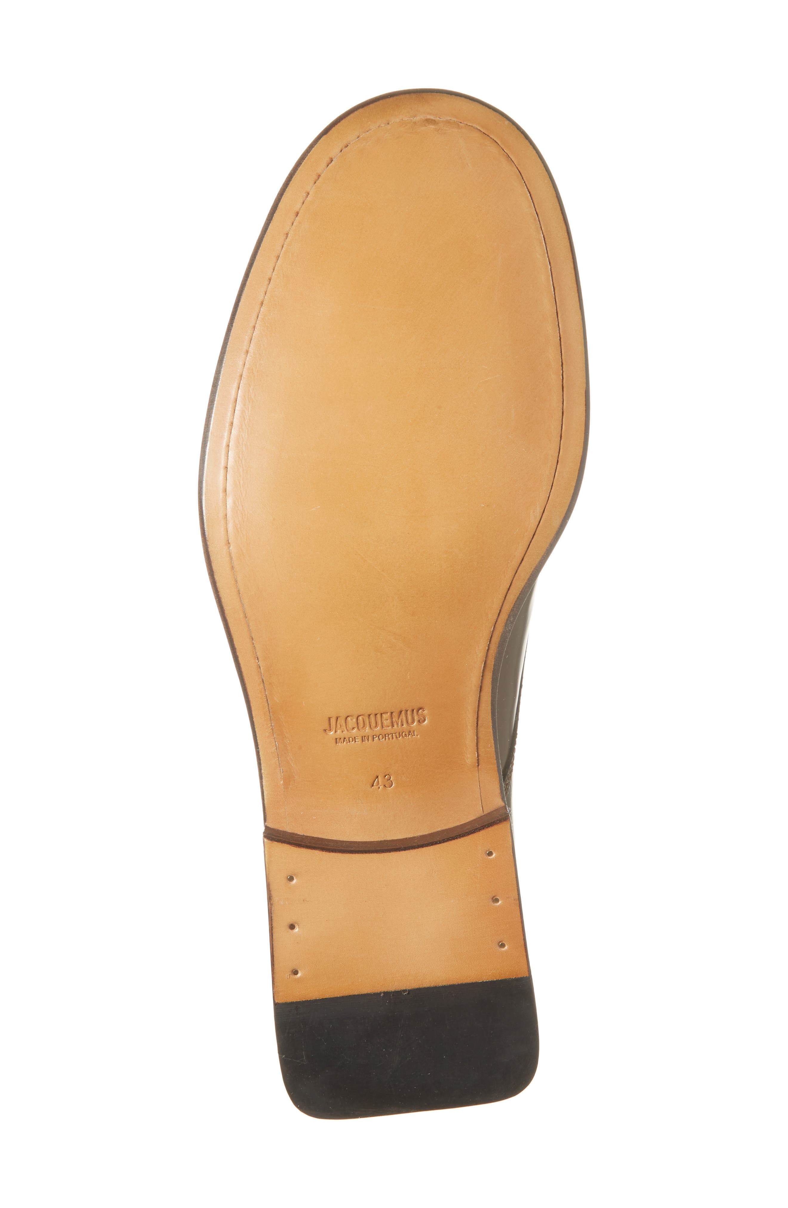 Jacquemus Les Derbies Tresses Woven Derby, Alternate, color, Dark Brown 880