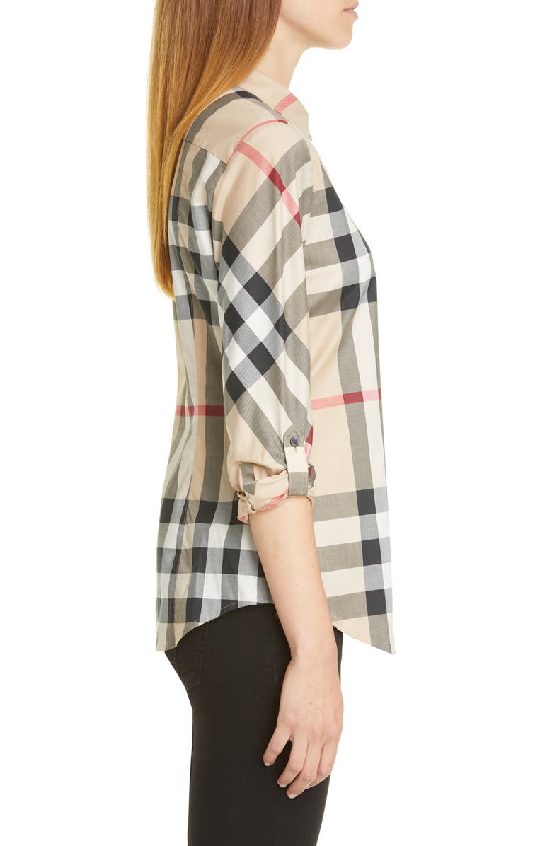 Burberry Check Shirt, Alternate, color, 