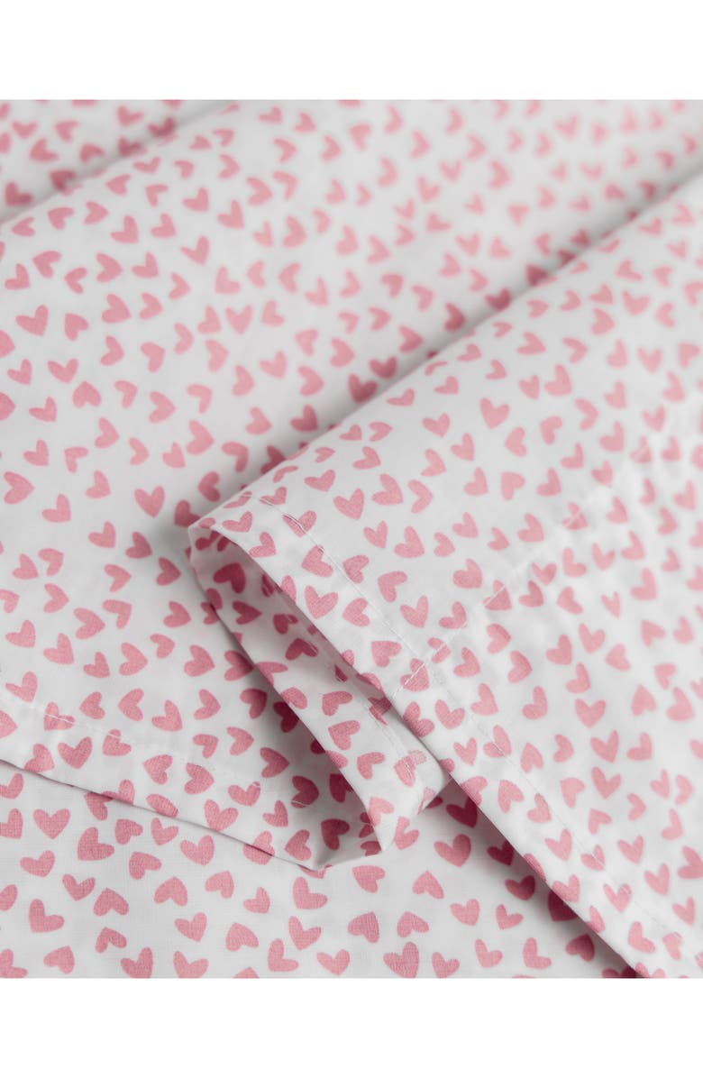 Petite Plume Signature Collection Sweethearts Sheet Set, Alternate, color, Pink