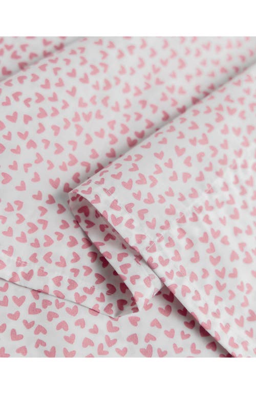 Petite Plume Signature Collection Sweethearts Sheet Set In Pink