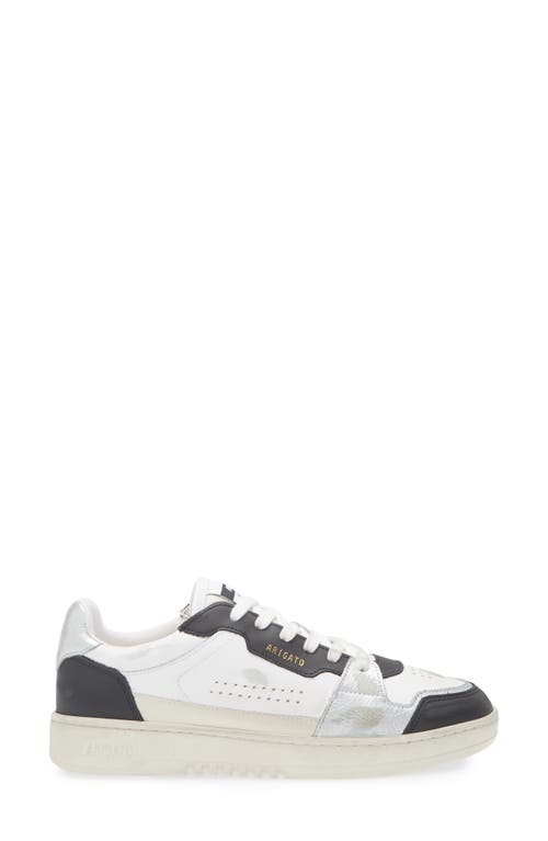 Axel Arigato White Black Round Toe Sneakers In White