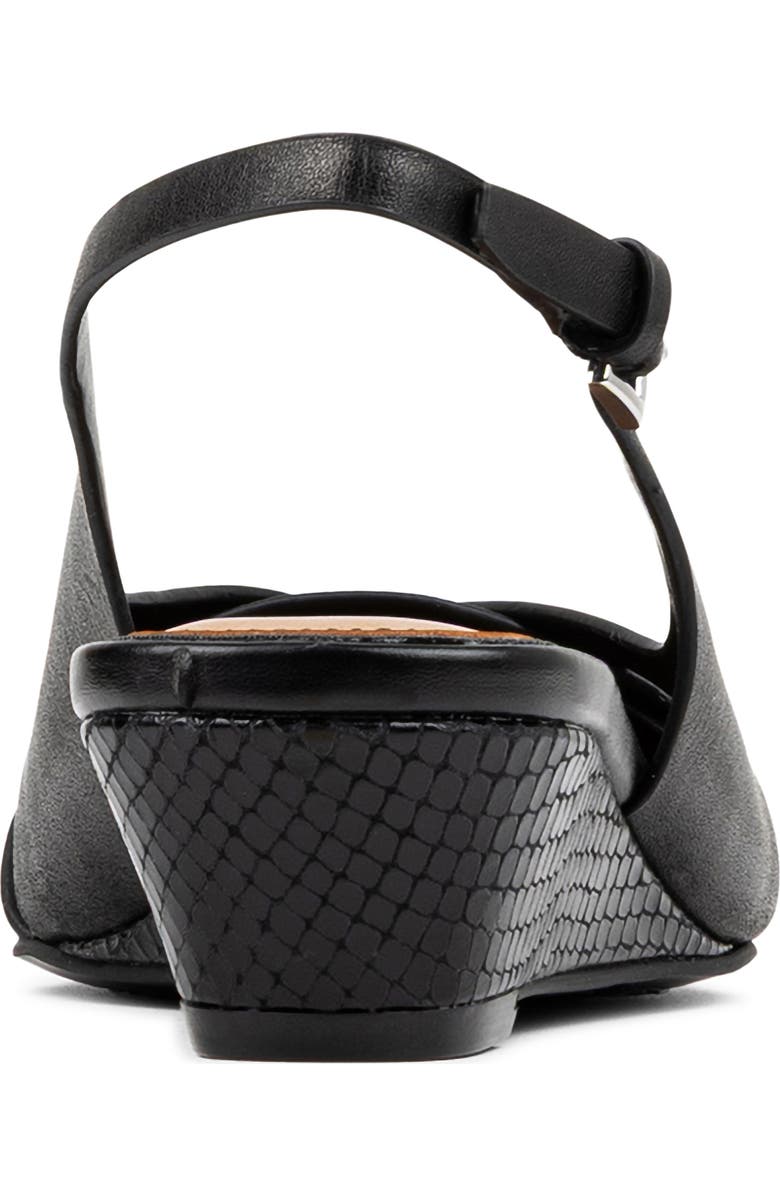 Donald Pliner Barbee Slingback Wedge Pump, Alternate, color, Black
