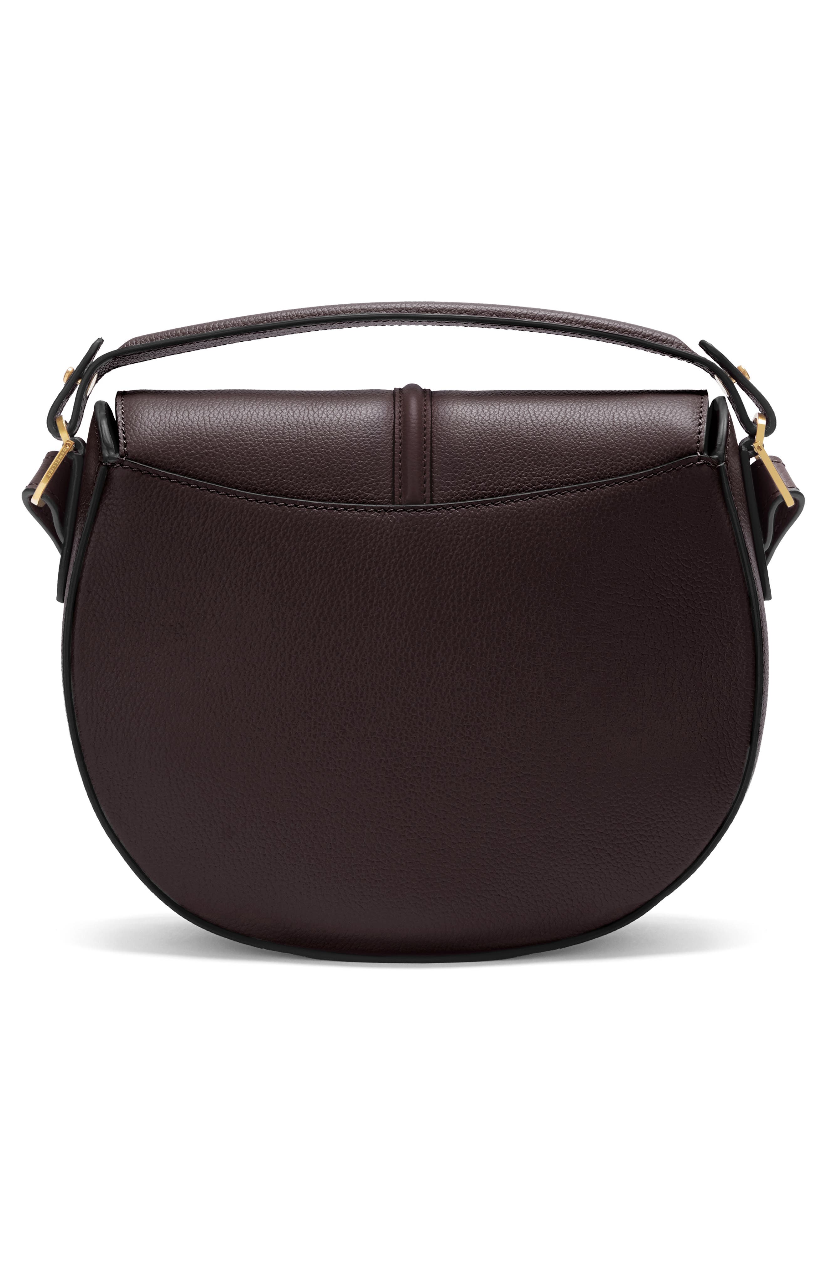 N127 The Siena Saddle Bag, Alternate, color, BORDEAUX