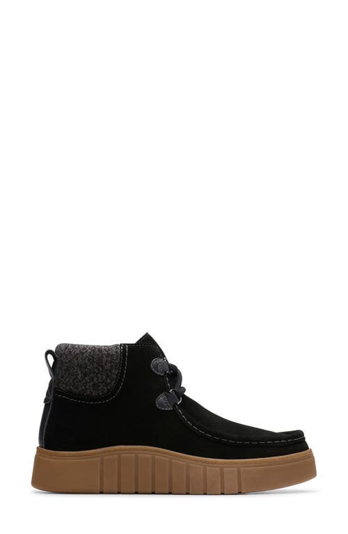 Clarks Women's Mykah Izzy Cozy Lace-up Booties In Black