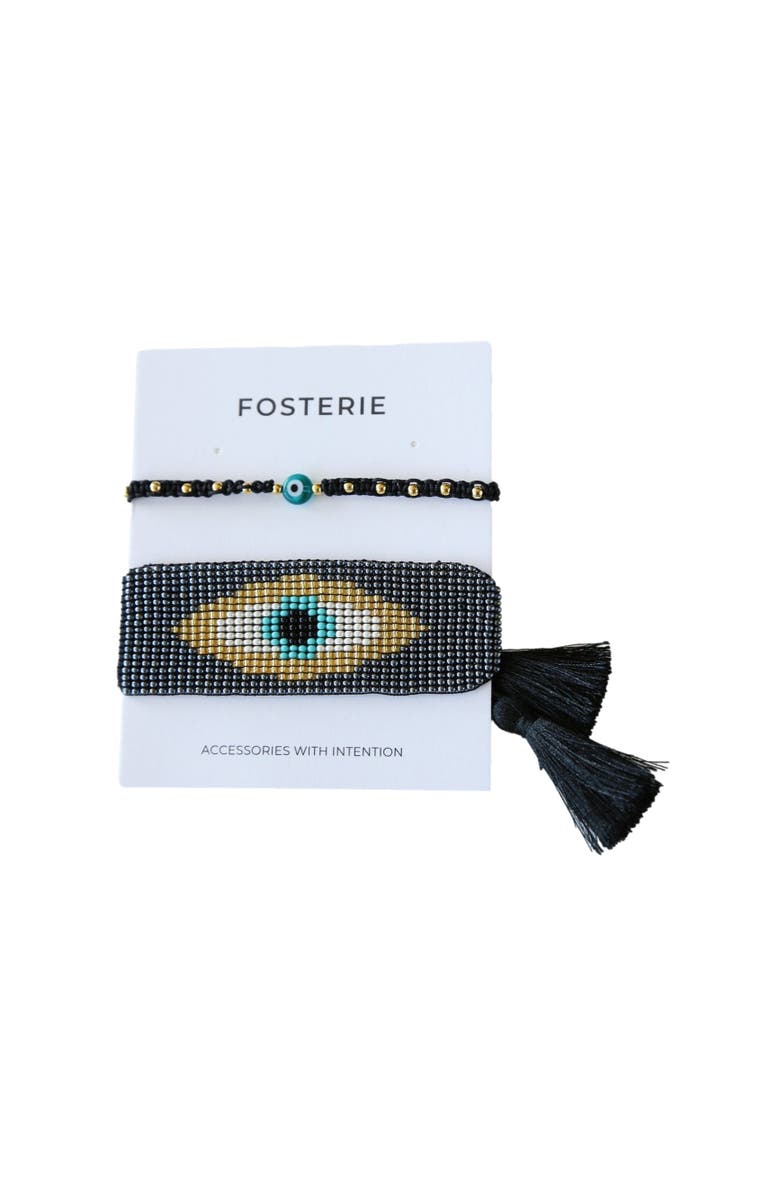 Fosterie Armada Hoop Embera Earrings, Alternate, color, Multi