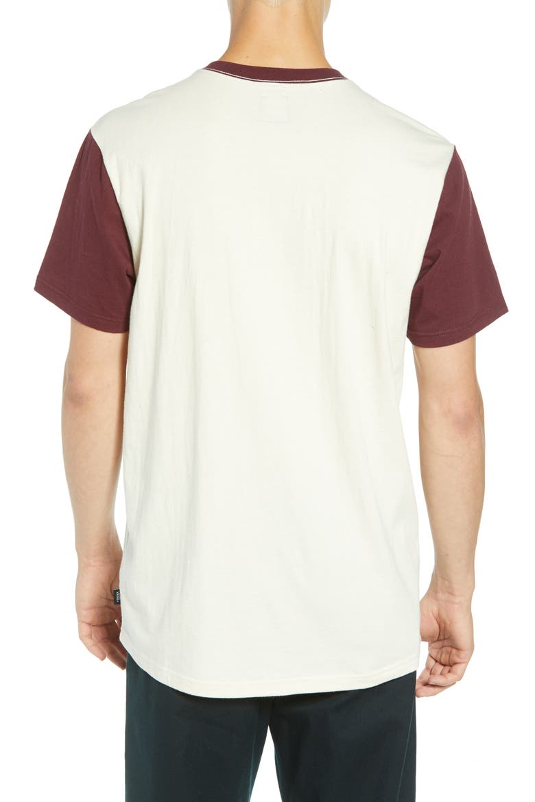 Holder Street Henley T-Shirt, Alternate, color, RAW COTTON/ PORT ROYALE