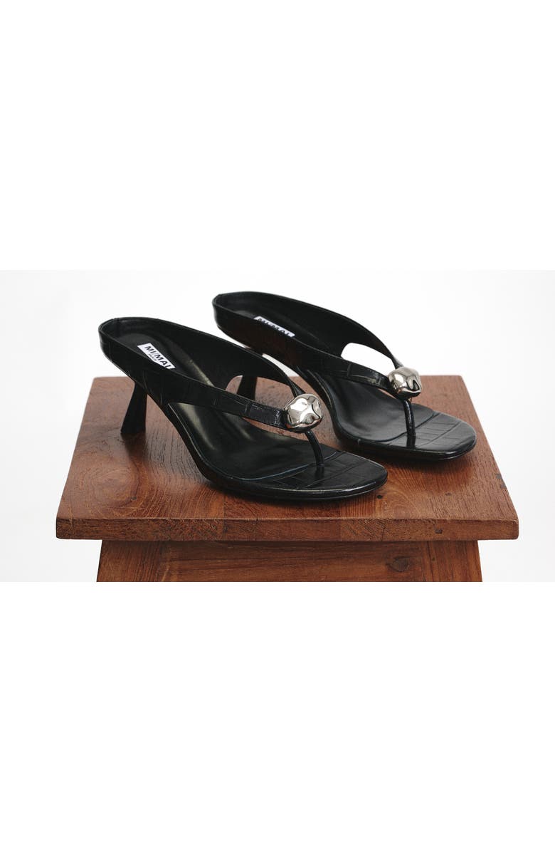 MI/MAI Cristo Jewel Croc High Sandals, Alternate, color, Black