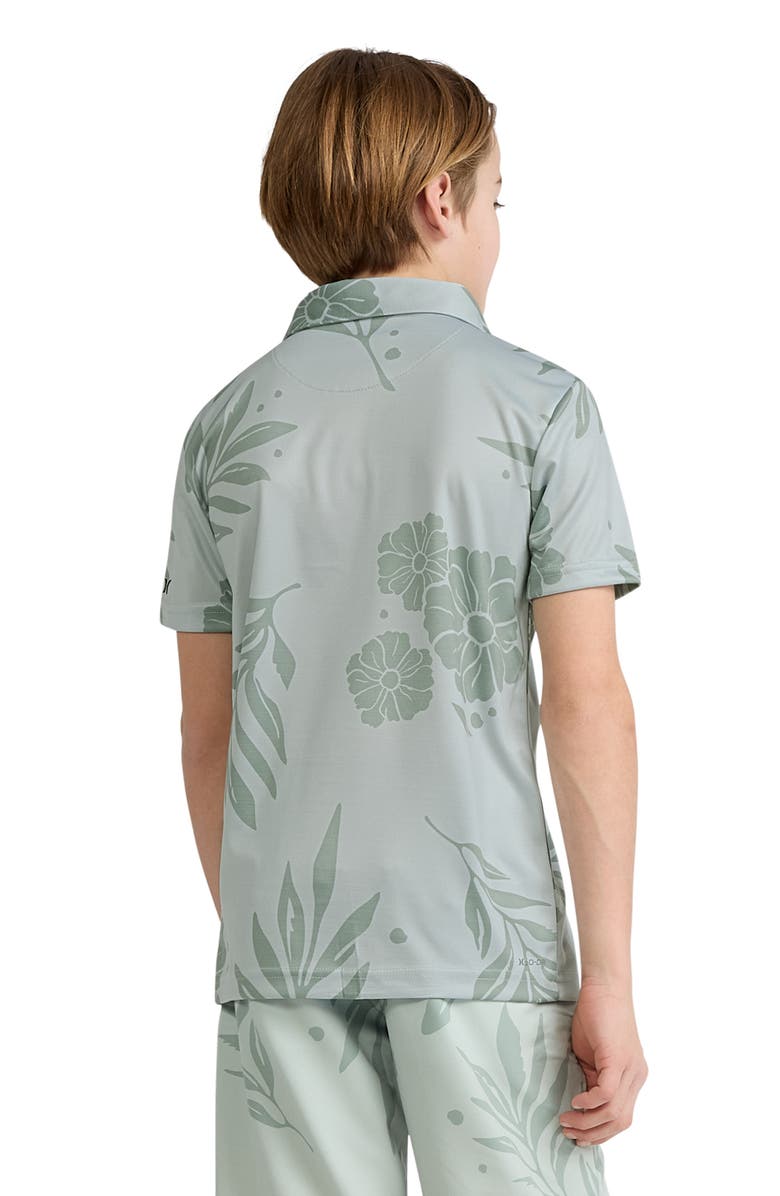 Hurley Kids' Belmont Polo, Alternate, color, Aqua Gray