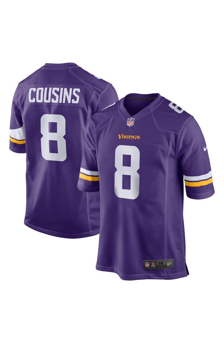 Nike Men's Nike Kirk Cousins Purple Minnesota Vikings Game Jersey, Main, color,