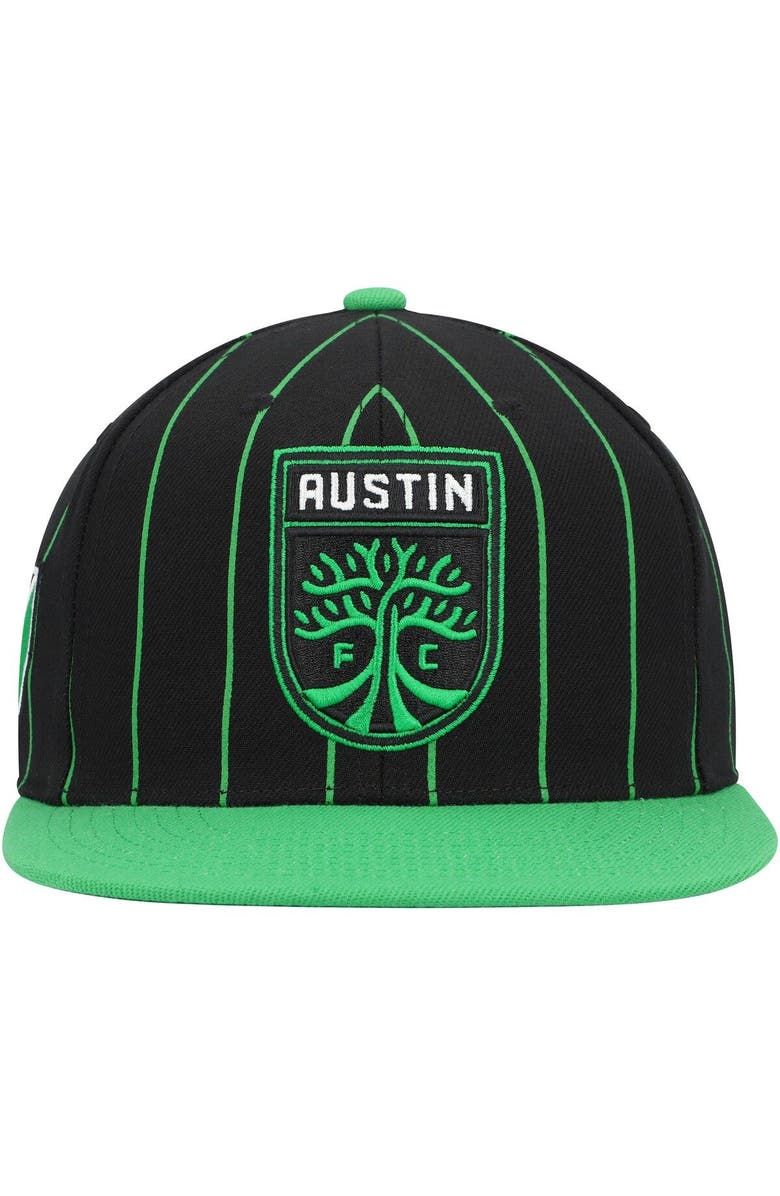 Mitchell & Ness Men's Mitchell & Ness Black Austin FC Team Pin Snapback Hat, Alternate, color, Black