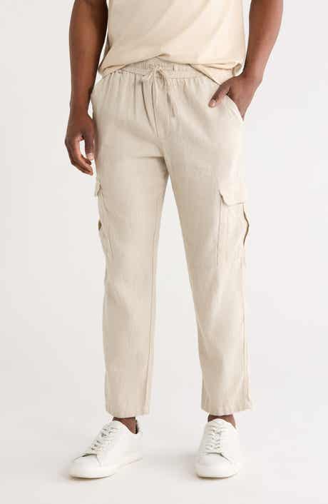 Linen & Cotton Cargo Pants