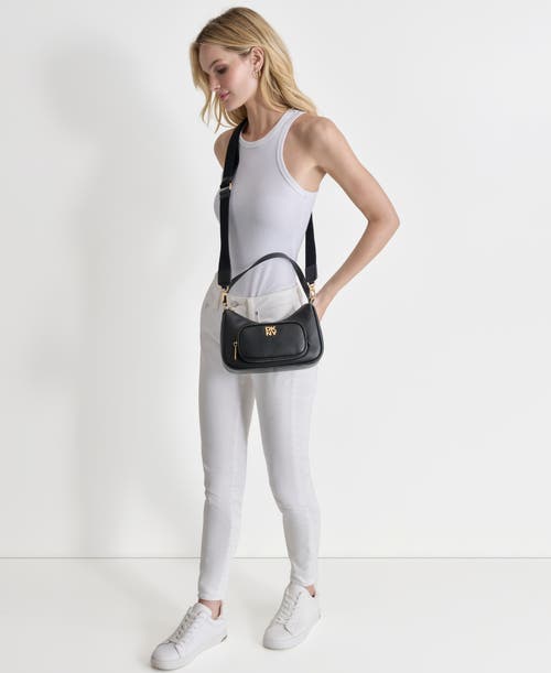 Dkny Philo Tz Shoulder In Blk/black