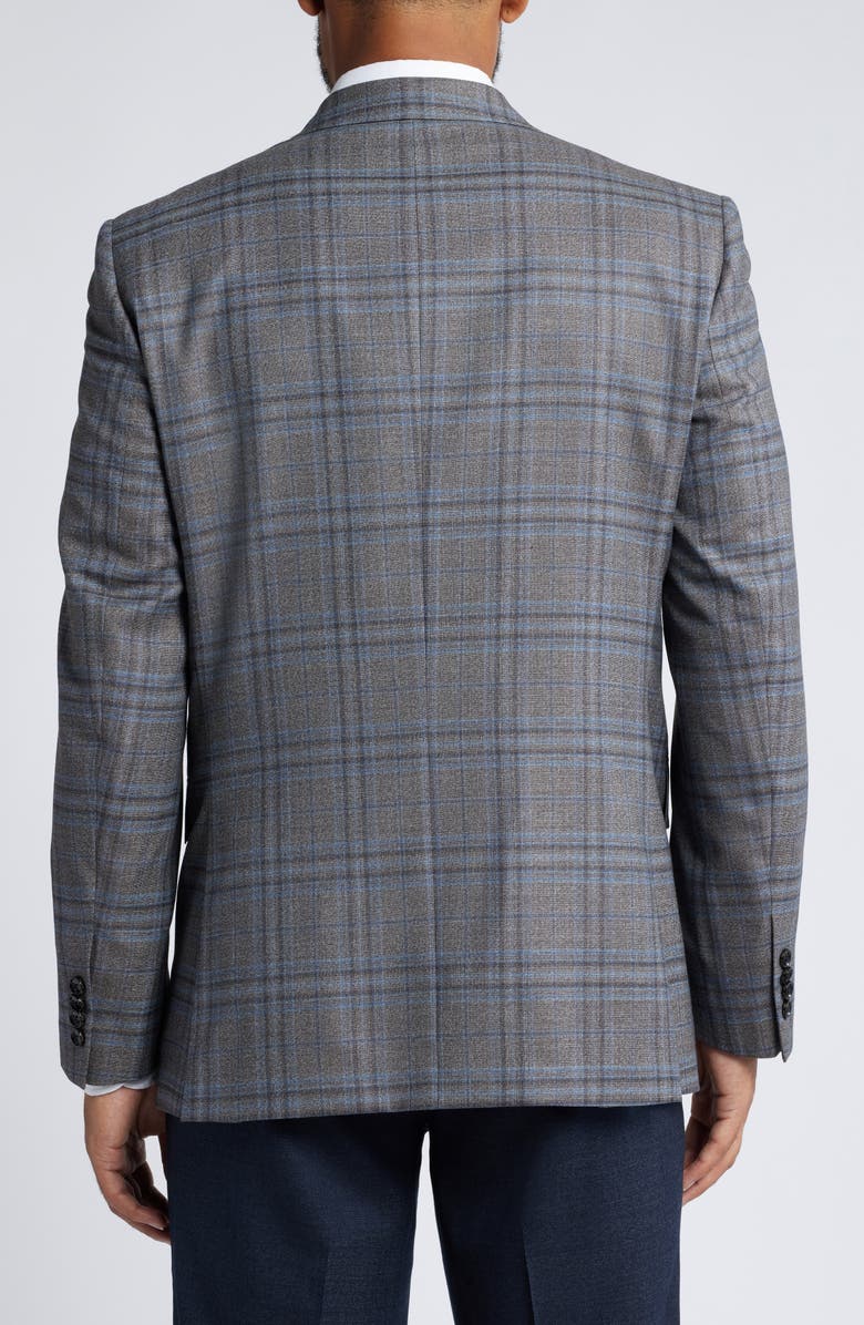 Ted Baker London Jay Deco Plaid Slim Fit Wool Sport Coat, Alternate, color,