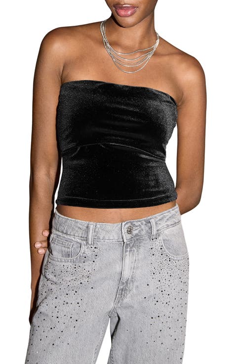 Velvet Tube Top