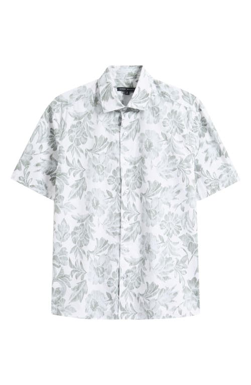 Robert Barakett Hogan Floral Short Sleeve Button-up Shirt