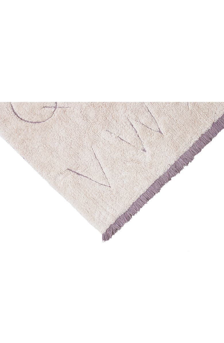 Lorena Canals RugCycled ABC Washable Cotton Blend Rug, Alternate, color, Natural Rugcycled Yarn