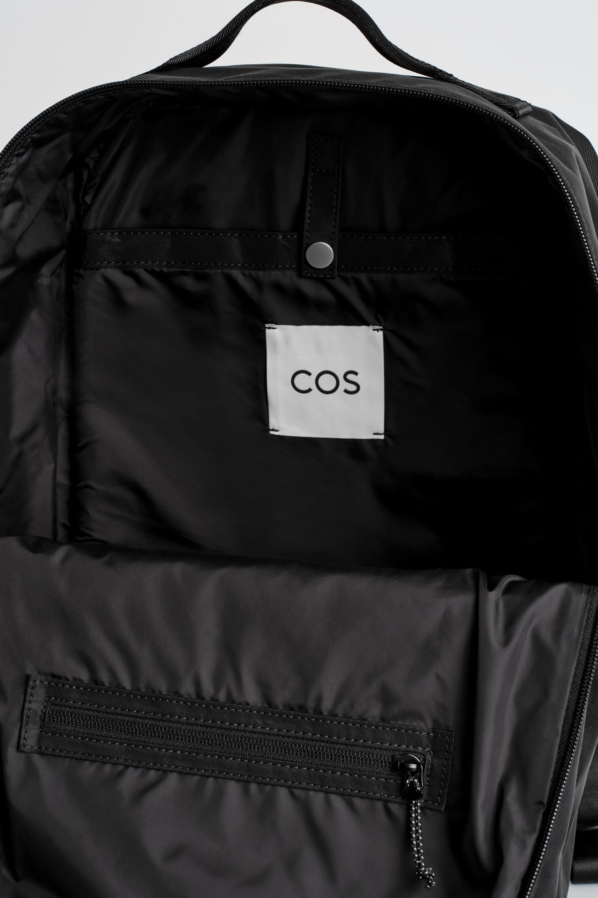 COS Classic Backpack - Nylon, Alternate, color, Black