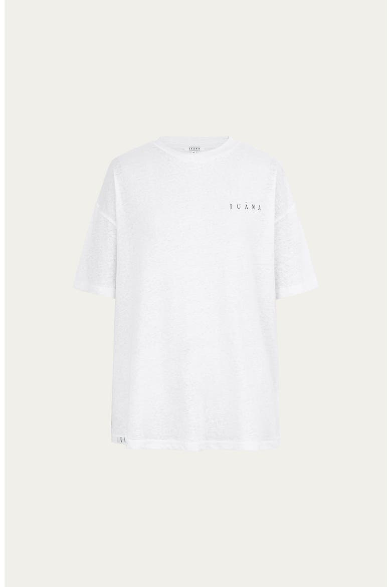 100% Hemp Oversized T-Shirt, Main, color, white