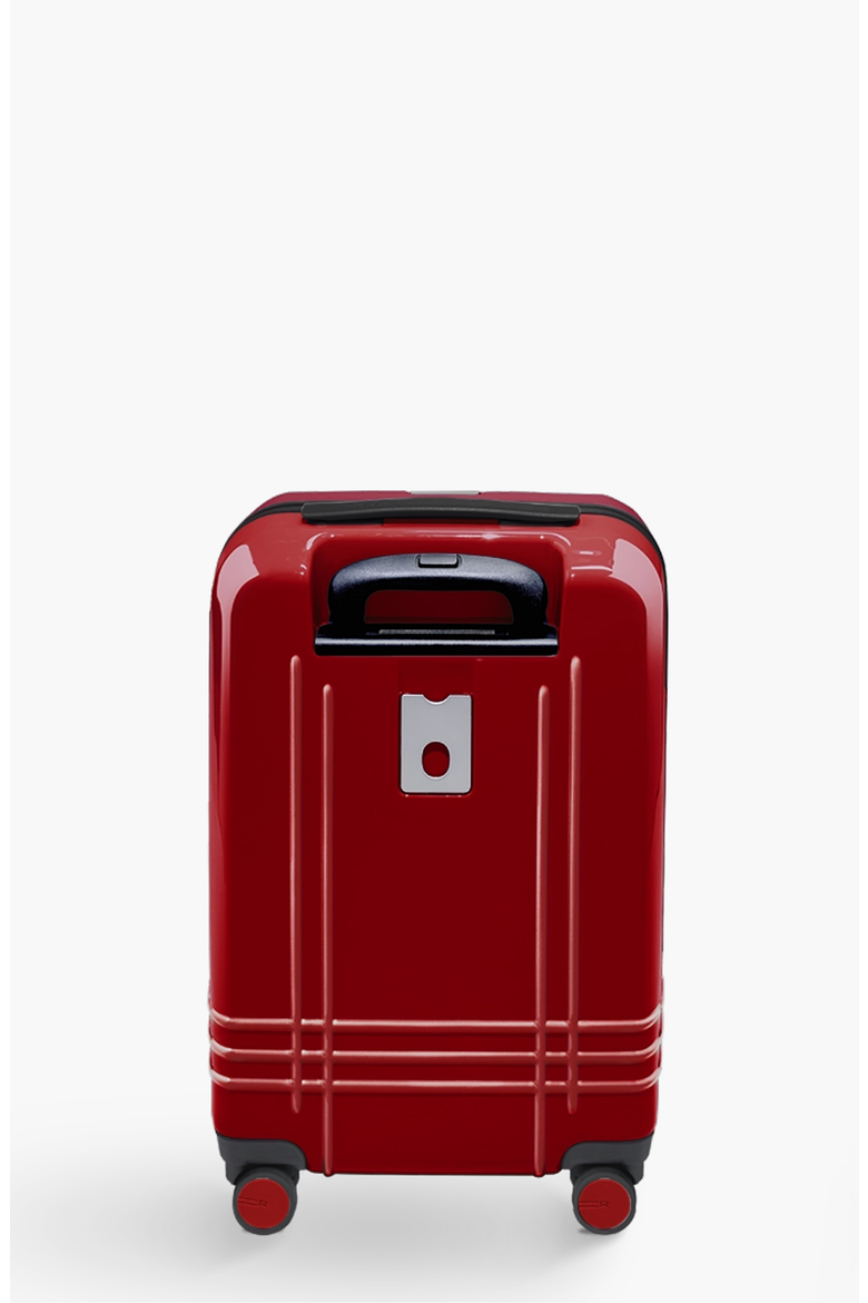 Carry-On Luggage, Alternate, color, Red Gloss / Black Trim