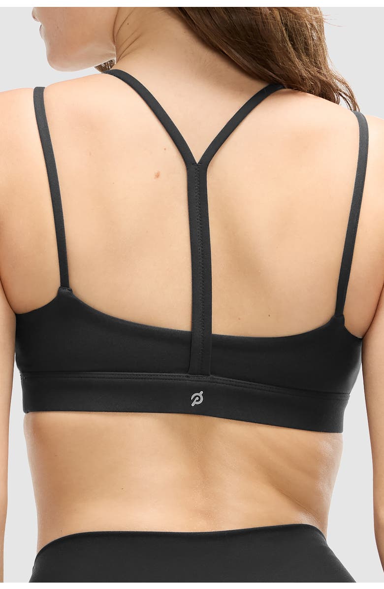 Peloton Cadent Strappy Y Back Bra, Alternate, color, Jet Black