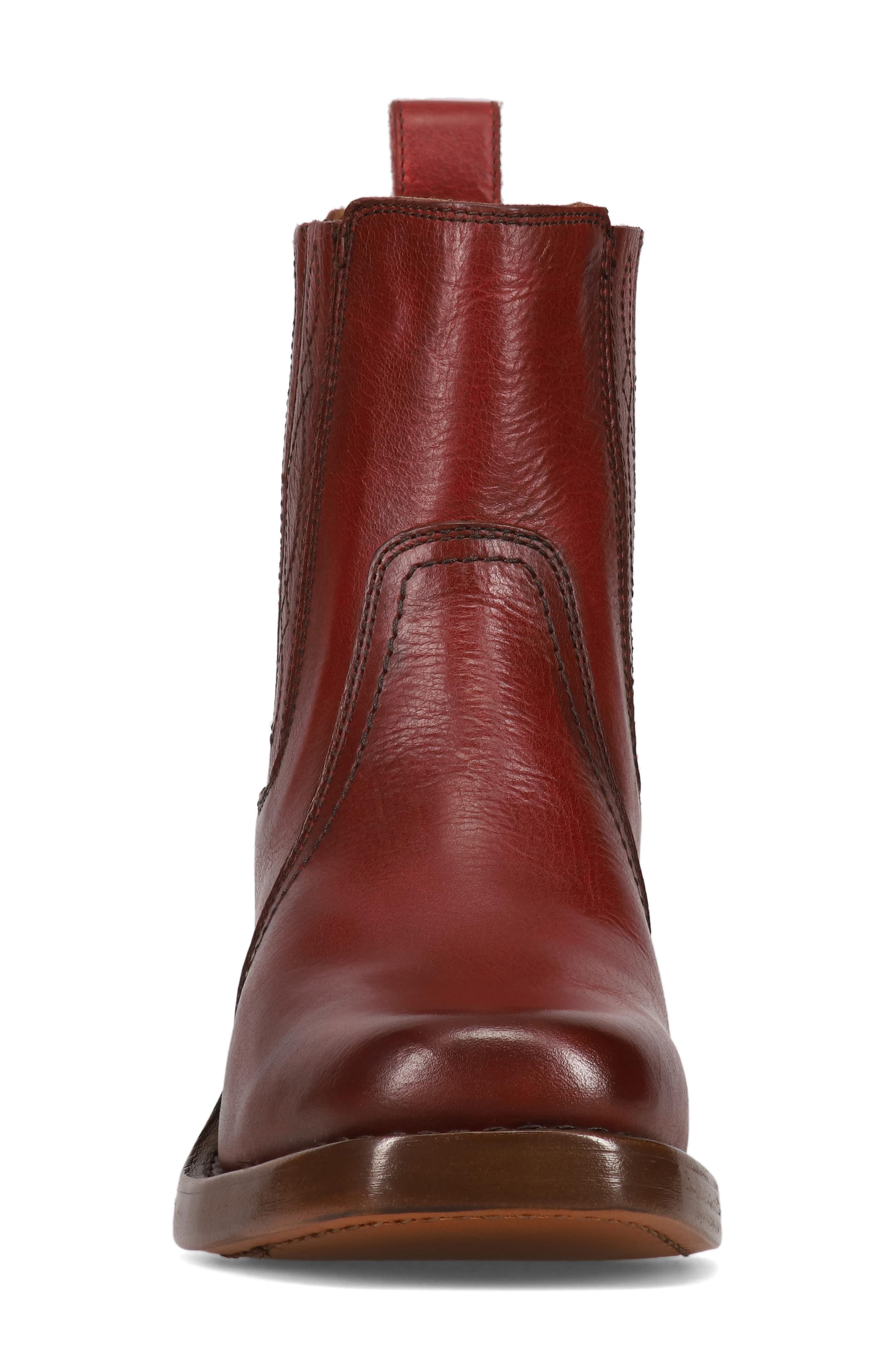 Frye Campus Chelsea Boot, Alternate, color, Merlot