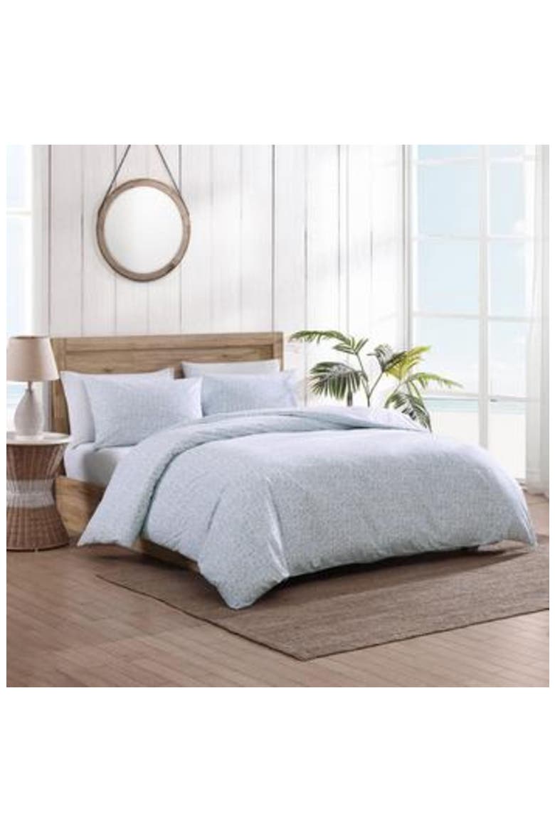 Costa Blanca Duvet Cover & Sham Set, Main, color, BLUE SKY