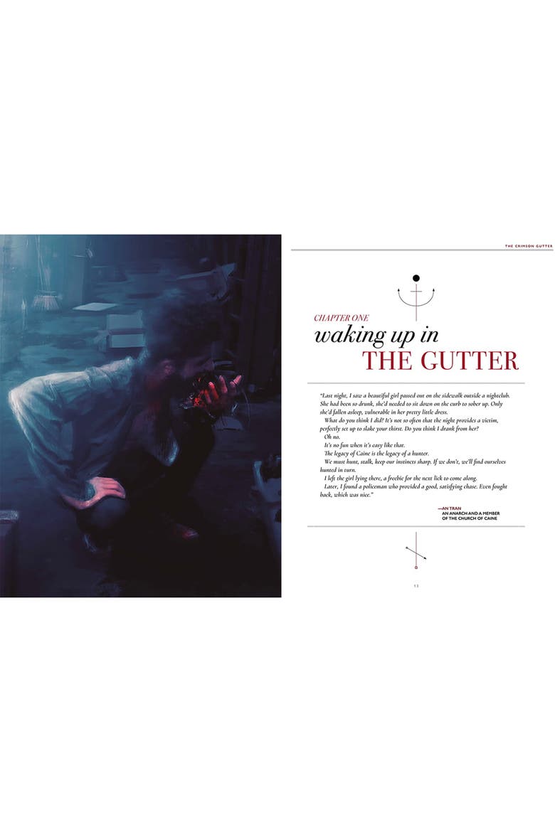 Vampire The Masquerade 5th Edition RPG, The Crimson Gutter, Alternate, color, Multicolored
