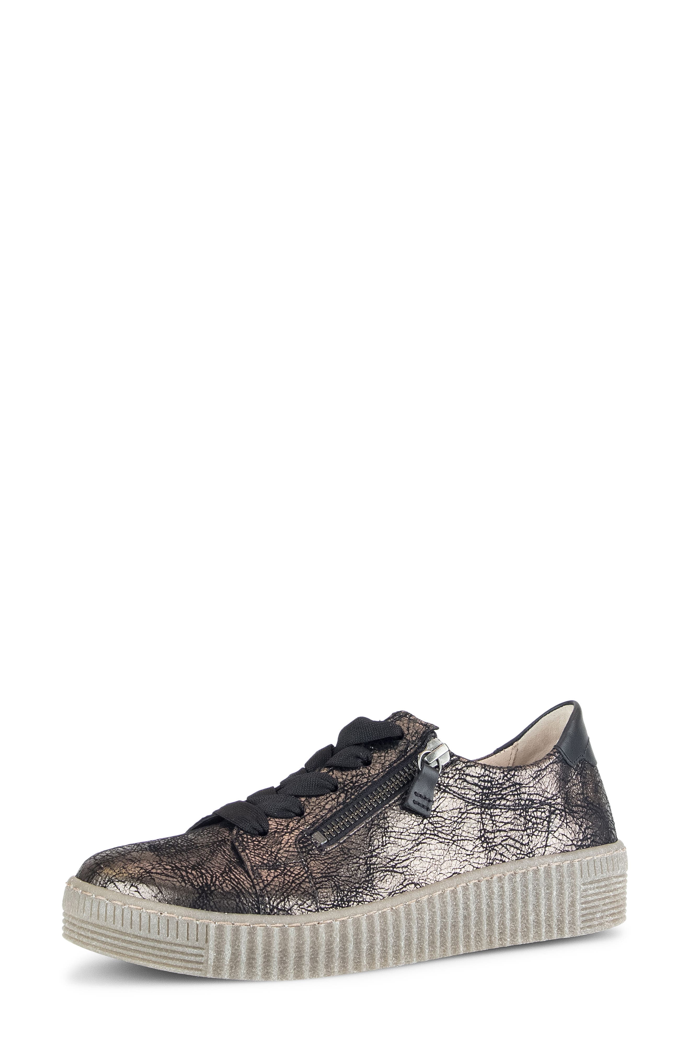 Gabor 33.333 Platform Sneaker, Main, color, Altsilber