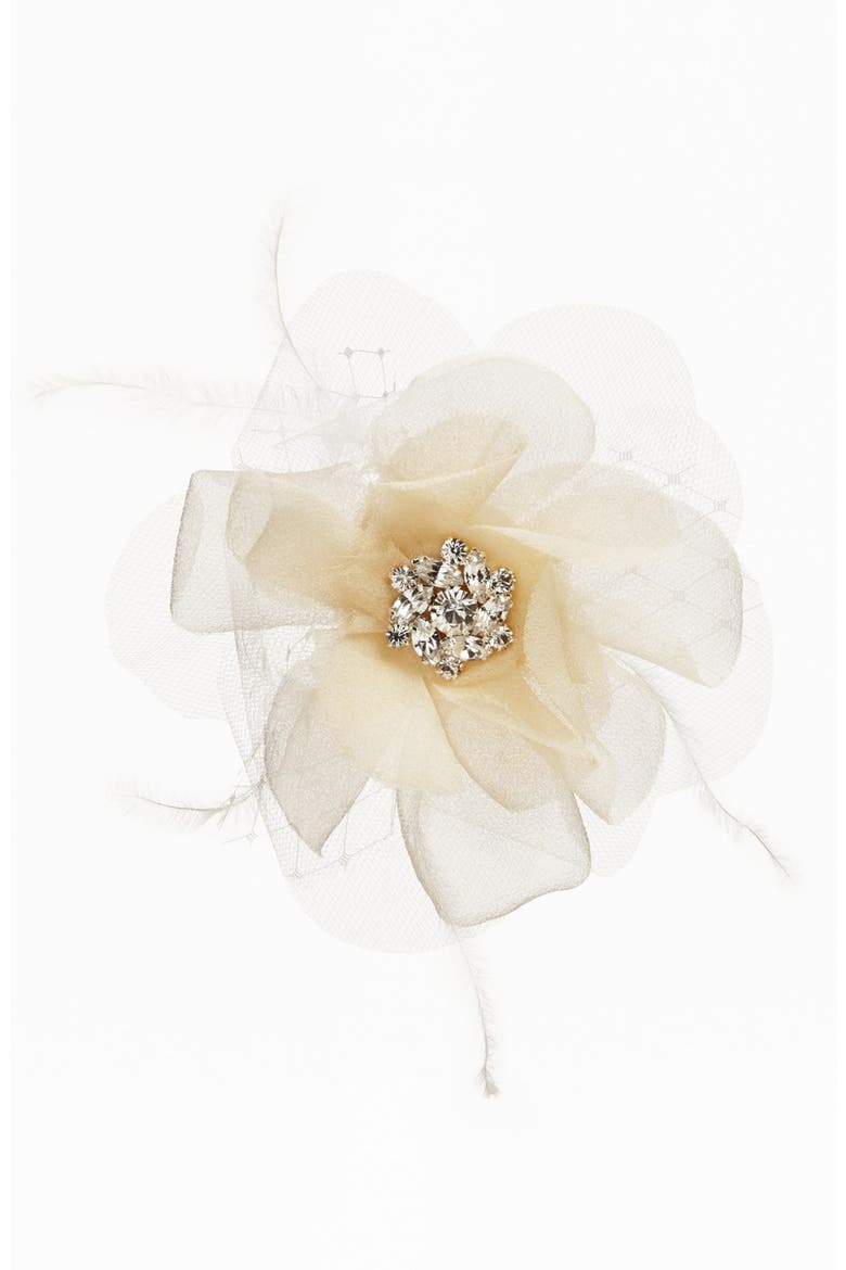 'Elizabeth' Bridal Hair Flower, Alternate, color, IVORY