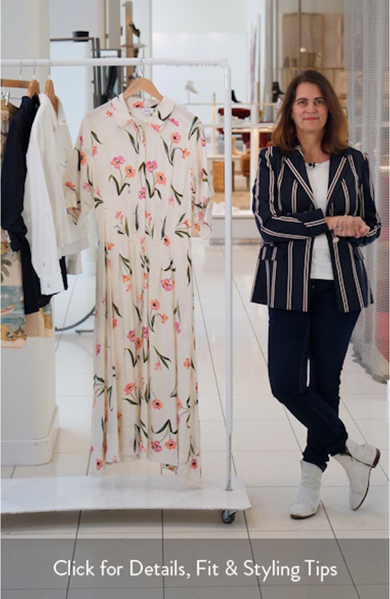 Print Puff Sleeve Maxi Dress, sales video thumbnail