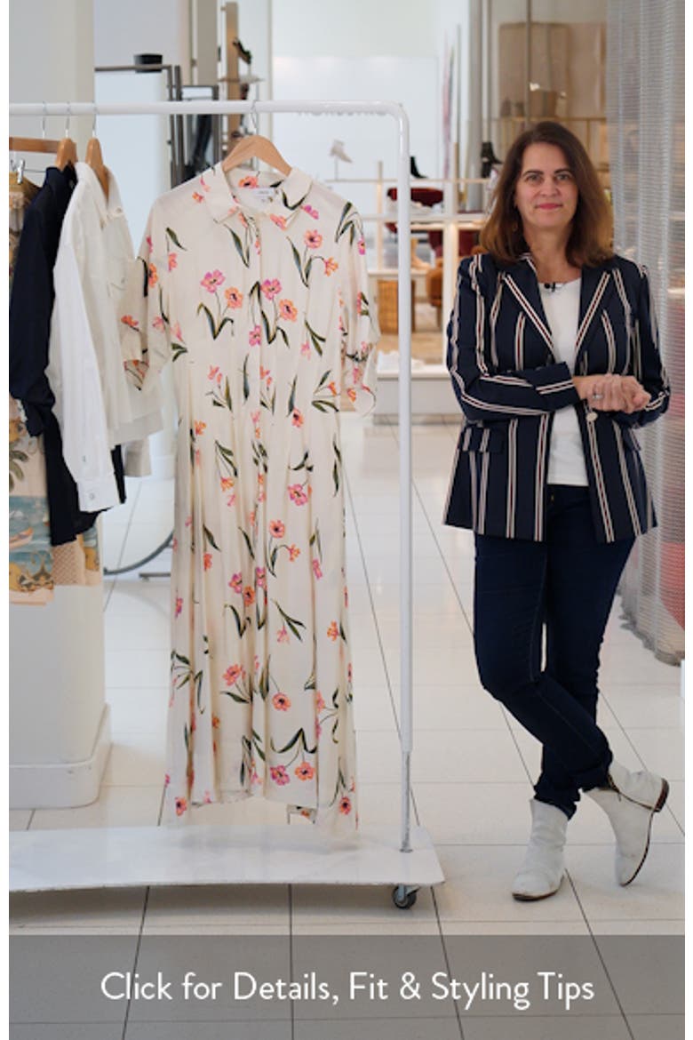 Print Puff Sleeve Maxi Dress video