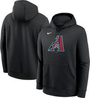 Nike Men's Nike Black Arizona Diamondbacks Logo Club Fleece Pullover Hoodie