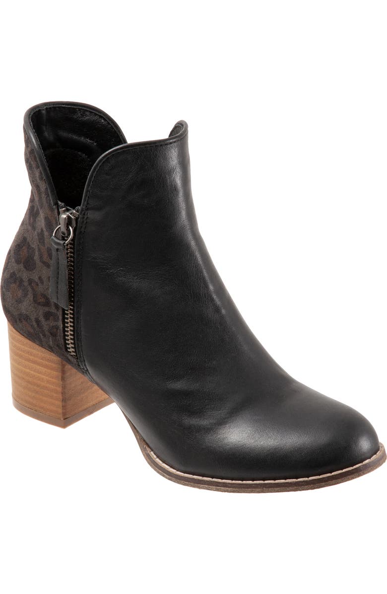Bueno Jenna Bootie, Main, color, Black Leopard