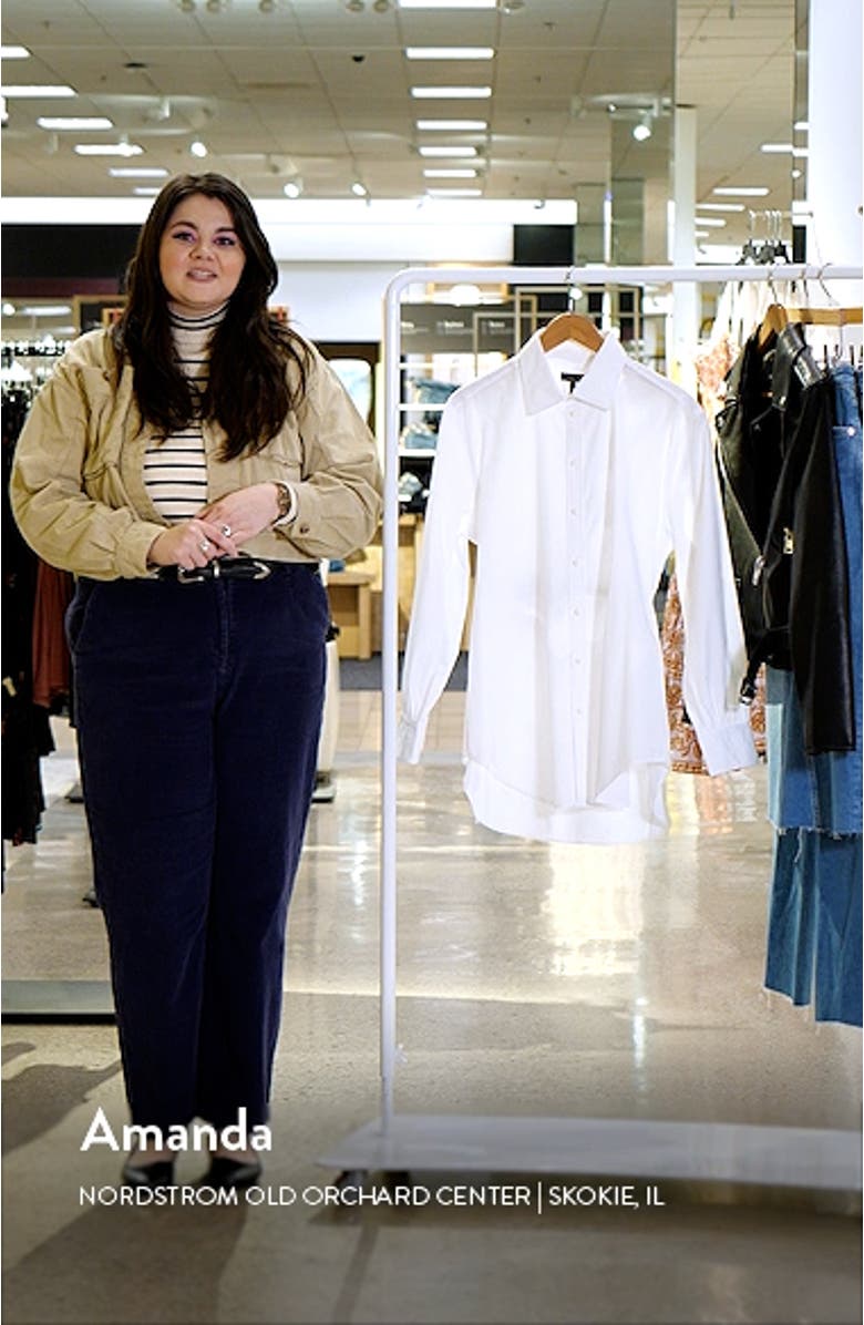 Ellison Poplin Button-Up Shirt, sales video thumbnail