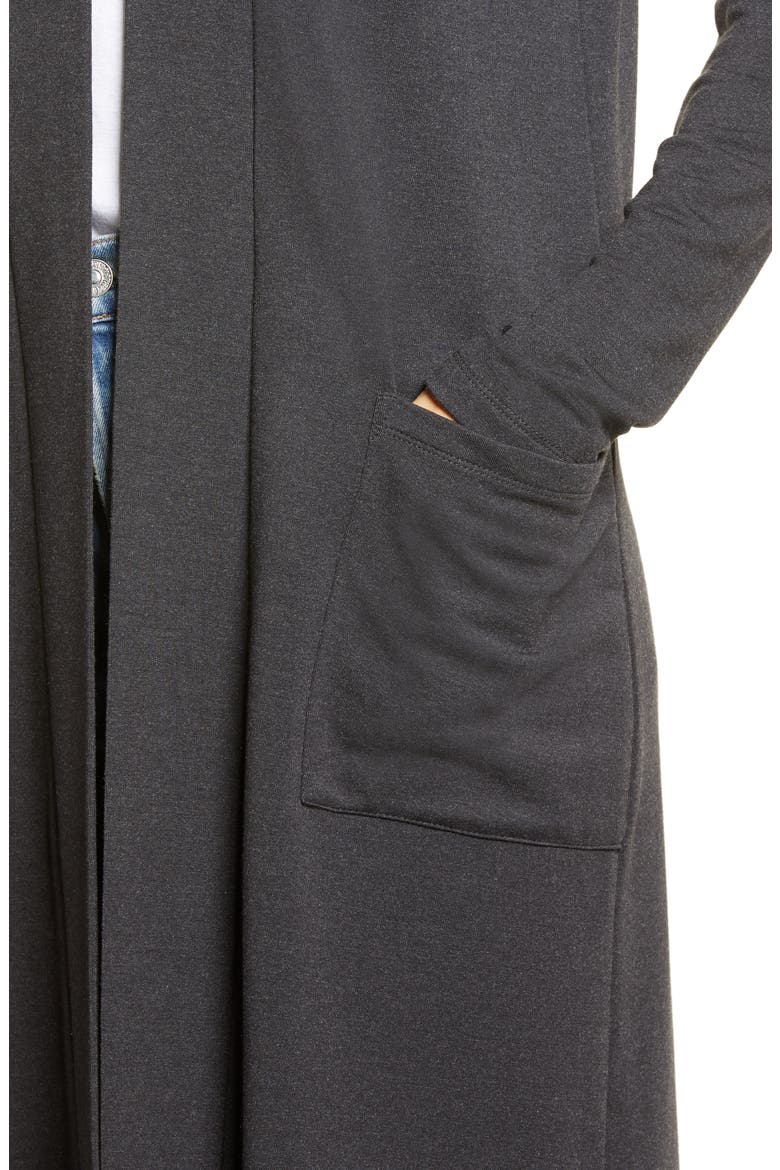 Duster Cardigan, Alternate, color, RAVEN BLACK MIX