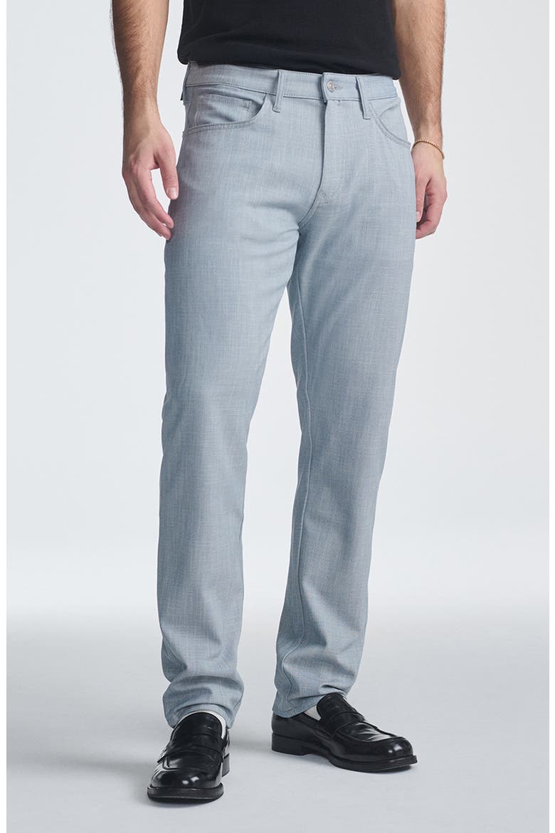 Marcus Slim Straight Leg Twill Pants, Main, color, BLUE CROSS HATCH TWI