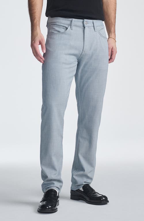 Mavi Jeans Marcus Slim Straight Leg Twill Pants In Blue Cross Hatch Twill