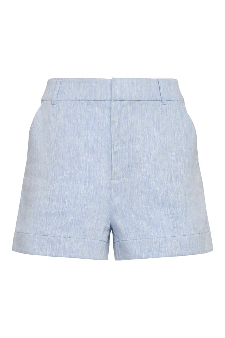 Tora Linen Blend Suiting Shorts, Alternate, color, ULTRAMARINE