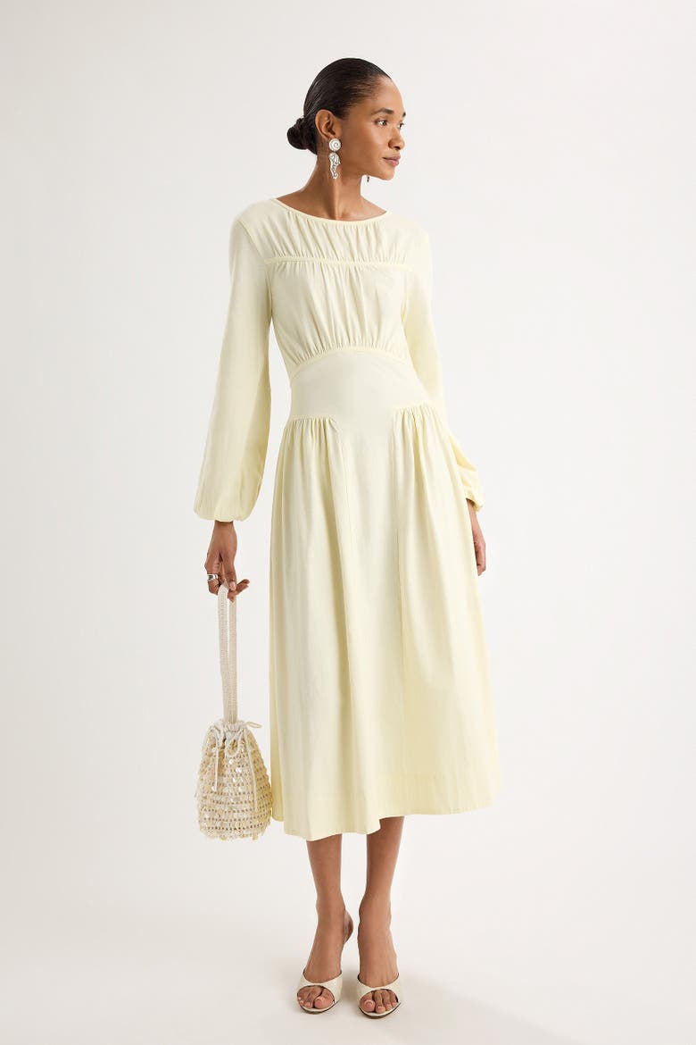 Nayeli Dress, Alternate, color, Straw