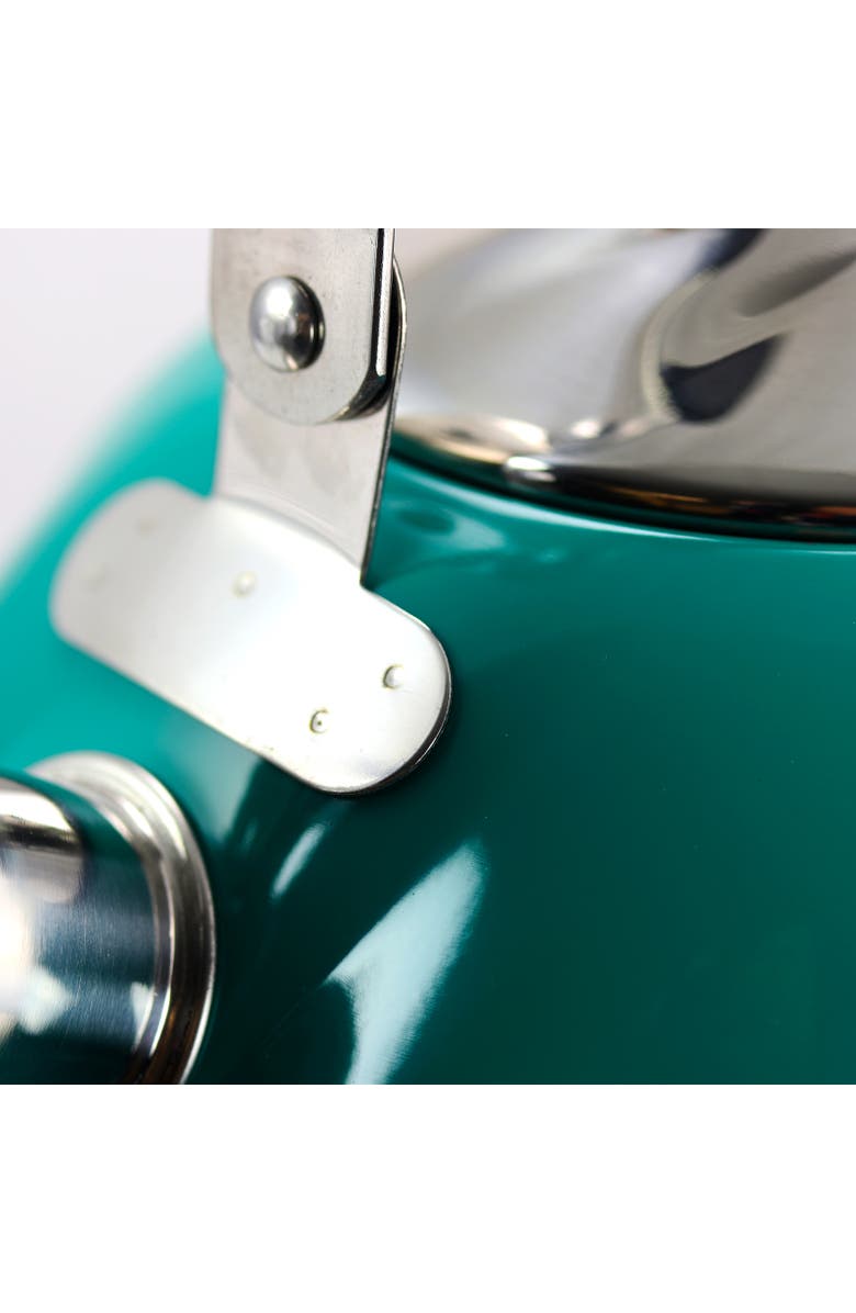 MR COFFEE Alberton Tea Kettle with Lid, Alternate, color, Green