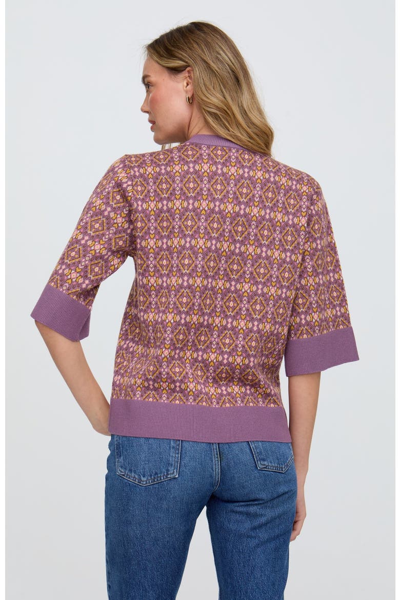 Daffodil Slouchy Knitted T-Shirt, Alternate, color, Pink