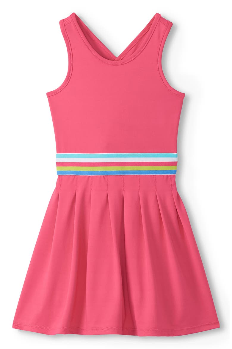 Kids' Fandango Pink Pleated Active Dress, Main, color, PINK