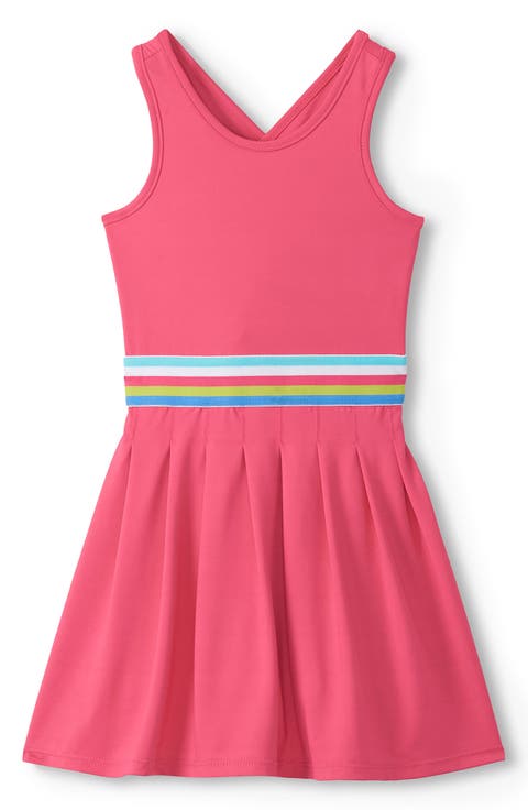 Kids' Fandango Pink Pleated Active Dress (Little Kid & Big Kid)