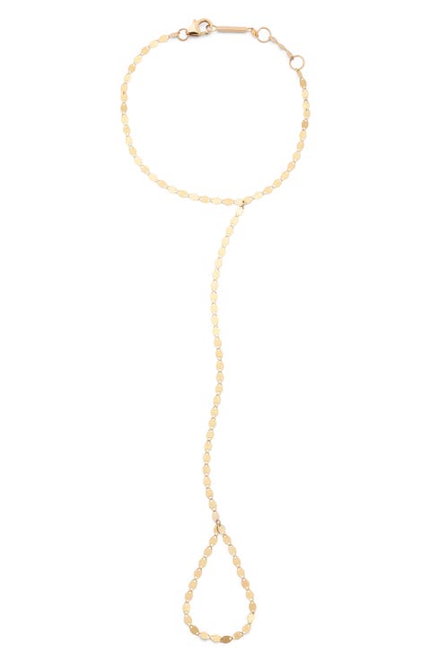 Petite Nude 14K Gold Hand Chain