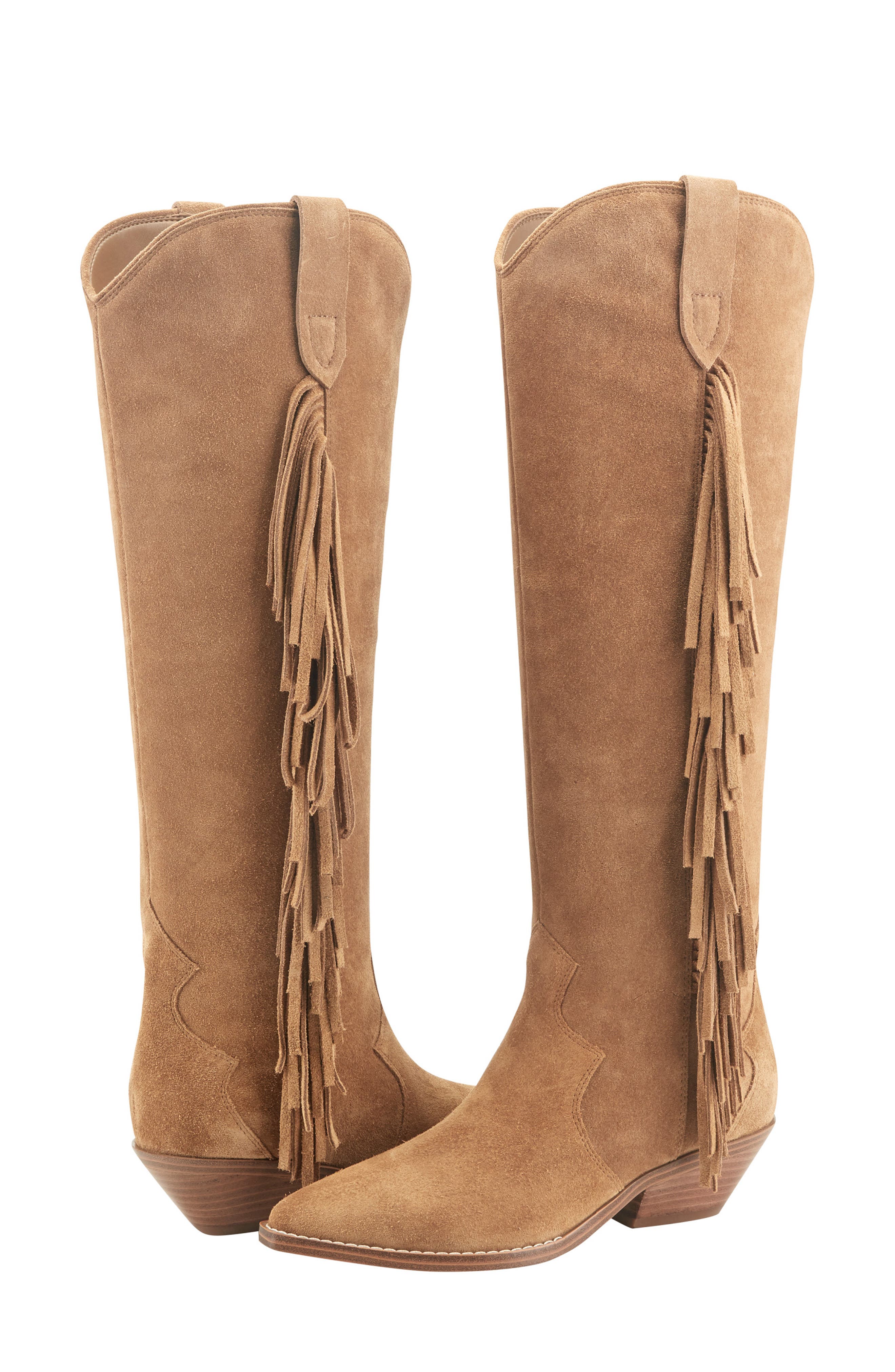 Mlanirey Fringe Western Boot, Alternate, color, MEDIUM NATURAL
