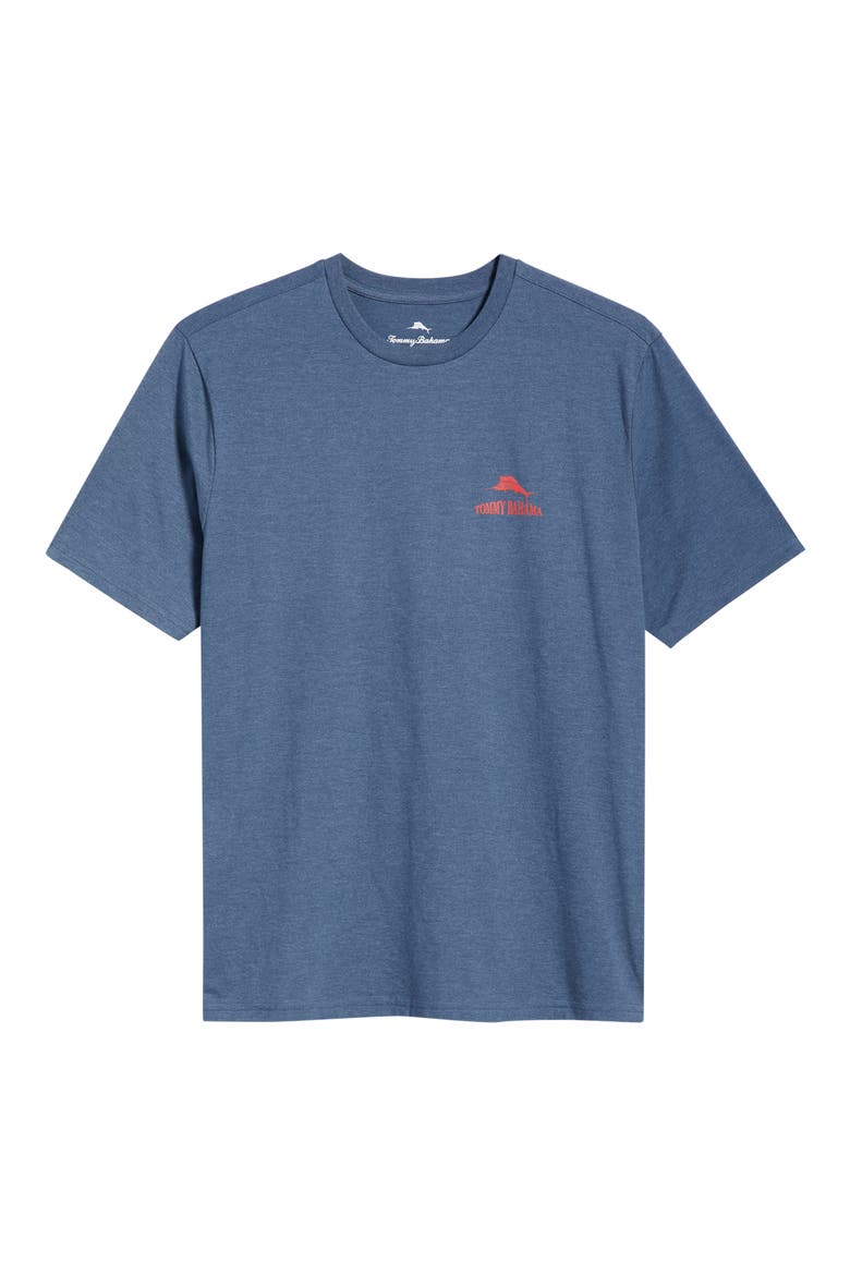 Run, White & Brew Graphic T-Shirt, Alternate, color, NAVY HEATHER