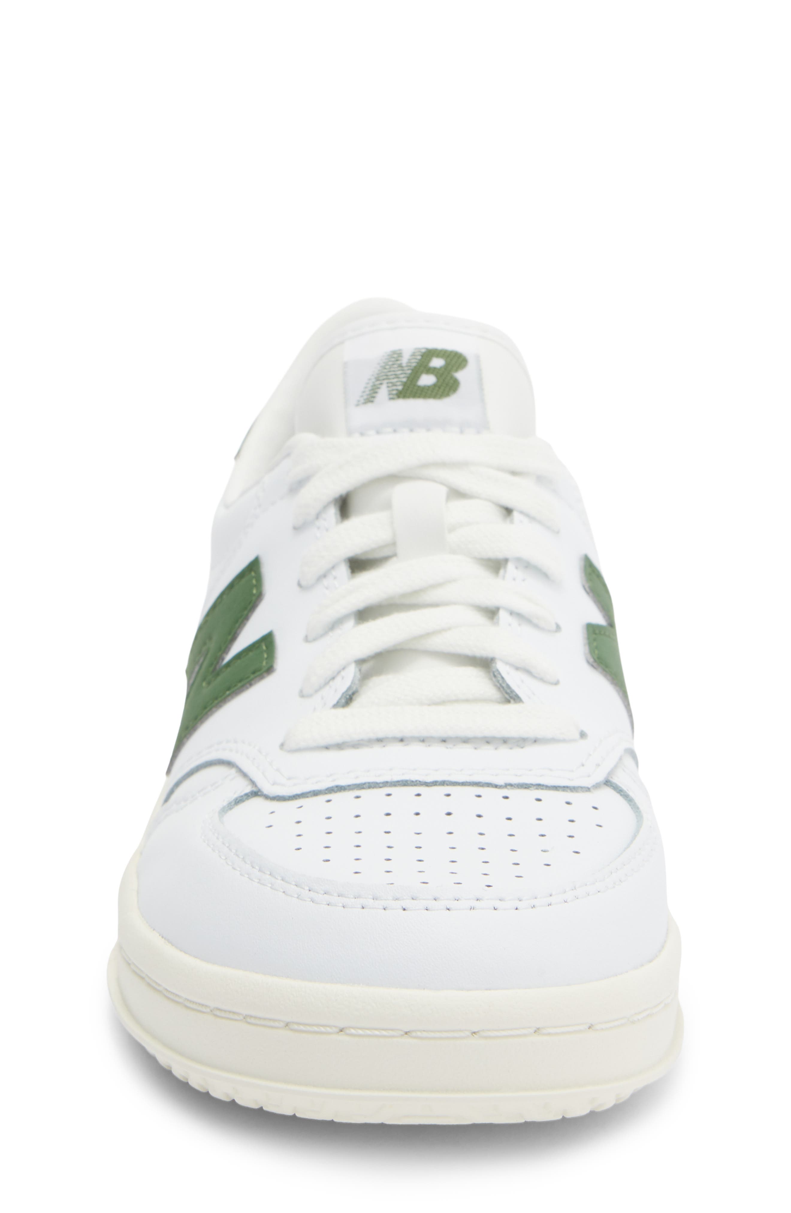 New Balance Kids' T500 Sneaker, Alternate, color, Dark Alpine Green/ White