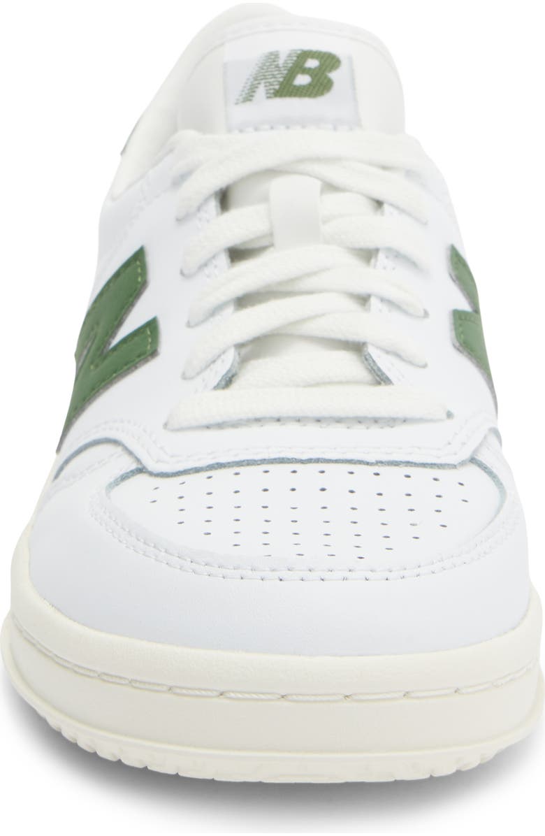 New Balance Kids' T500 Sneaker, Alternate, color, Dark Alpine Green/ White