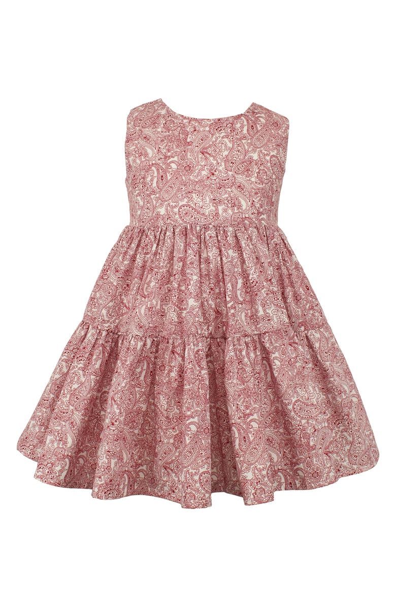 Popatu Kids' Sleeveless Tiered Prairie Dress, Main, color, 